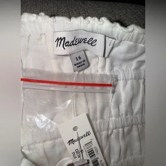 Madewell NWT Modular Sleeveless Tank in Lighthouse Size 16 - Picture 6 of 7